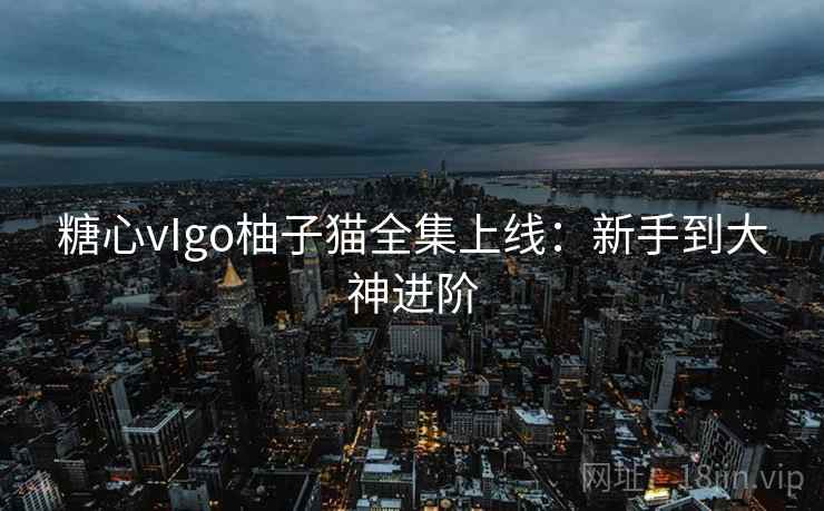 糖心vIgo柚子猫全集上线：新手到大神进阶